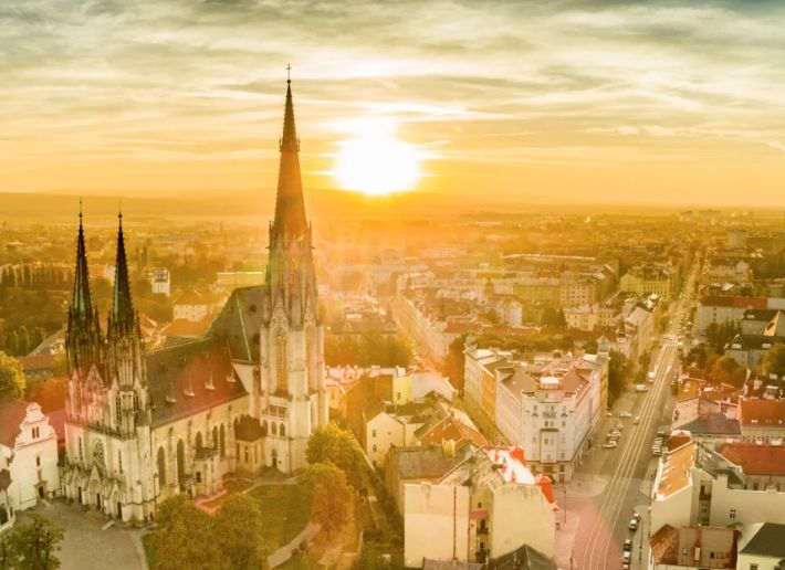 Praga, Olomouc e Brno 